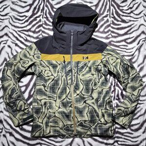 New Helly Hansen omega waterproof insulated ski jacket size M men's green